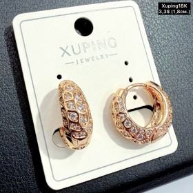 Сережки Xuping18К 20382 (1,8см)